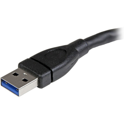 Alternate-Image1 Image for StarTech.com 6in Black USB 3.0 (5Gbps) Extension Adapter Cable A to A - M/F