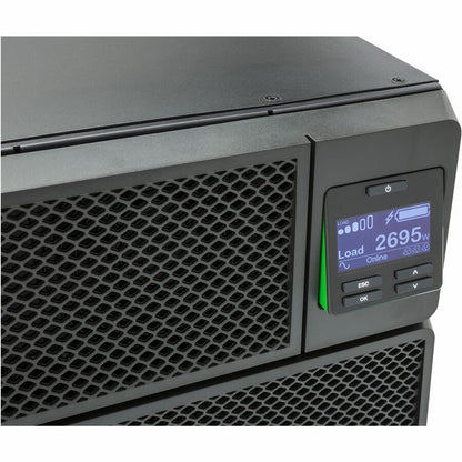 Alternate-Image1 Image for APC Smart-UPS On-Line, 6kVA/6kW, Rackmount 4U, 208V, 2x L6-20R+3x L6-30R NEMA outlets, Network Card+SmartSlot, Extended runtime, W/ rail kit