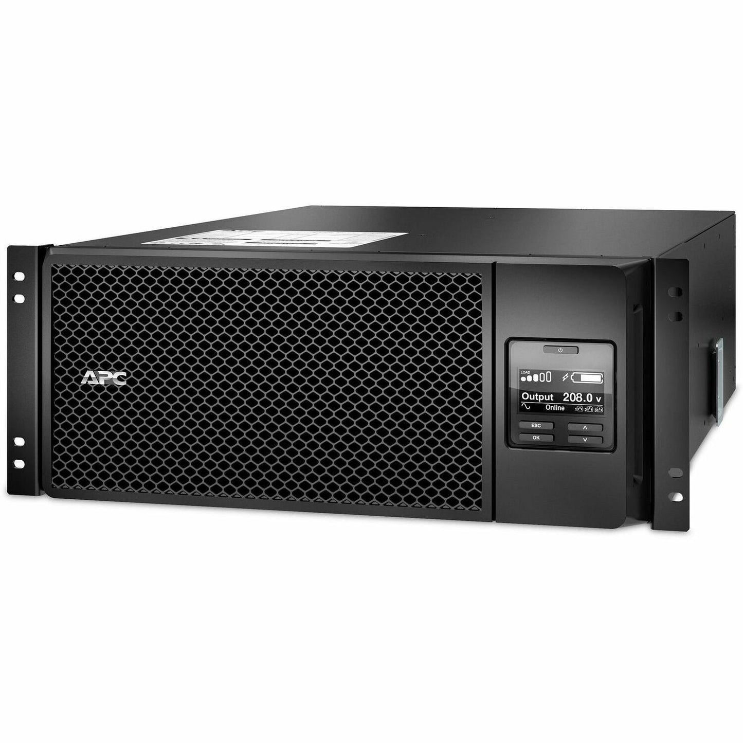 Main Image for APC Smart-UPS On-Line, 6kVA/6kW, Rackmount 4U, 208V, 2x L6-20R+3x L6-30R NEMA outlets, Network Card+SmartSlot, Extended runtime, W/ rail kit