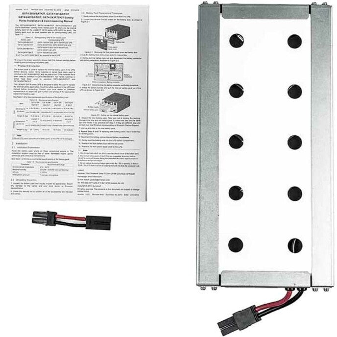 Alternate-Image1 Image for Vertiv Liebert GXT4-240VBATKIT Hot-Swappable 9 Ah, 240V Lead-Acid Battery Kit for Vertiv Liebert GXT4-6000RTL630, GXT4-5000RT230, and GXT4-6000RT230