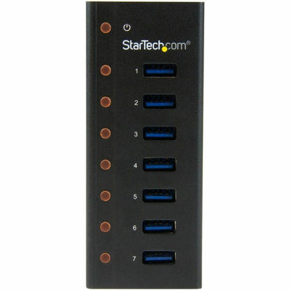 Alternate-Image1 Image for StarTech.com 7 Port USB 3.0 Hub - 5Gbps - Desktop or Wall-mountable Metal Enclosure