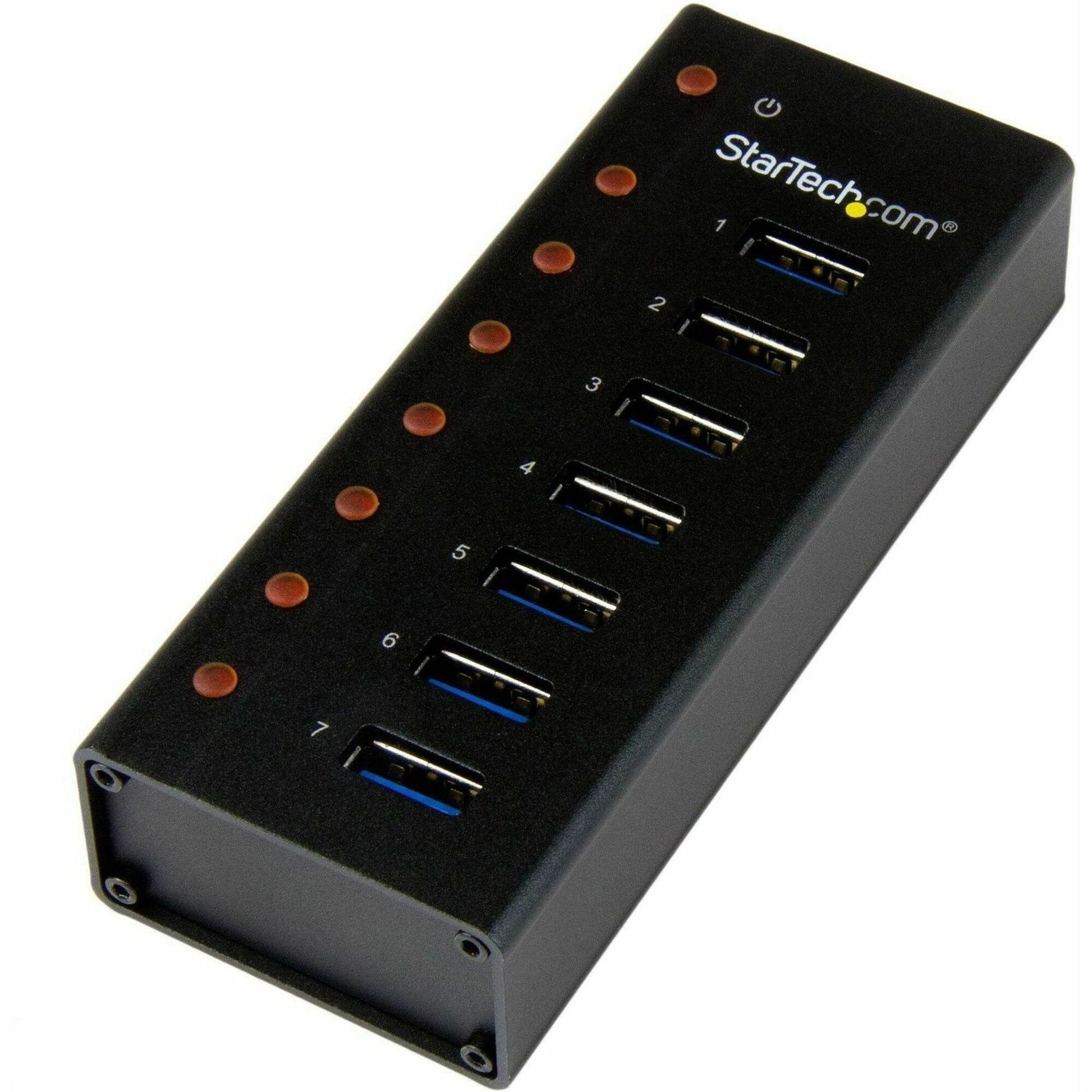 Main Image for StarTech.com 7 Port USB 3.0 Hub - 5Gbps - Desktop or Wall-mountable Metal Enclosure