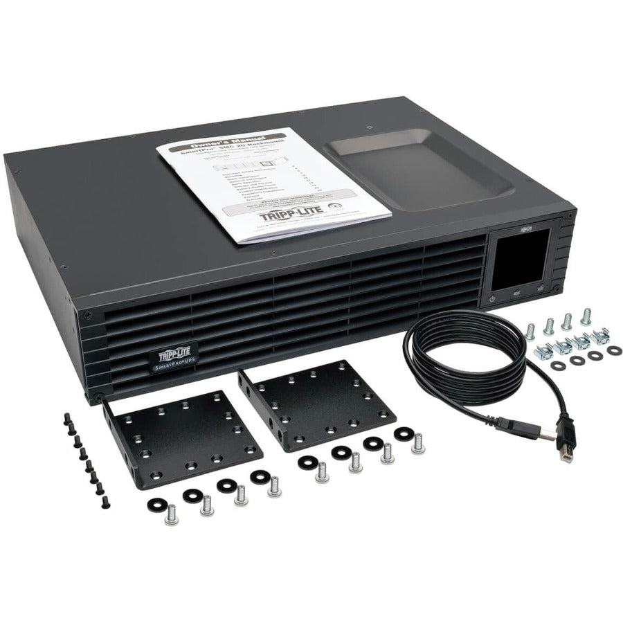 Alternate-Image3 Image for Tripp Lite by Eaton UPS SmartPro 120V 1.5kVA 1kW Line-Interactive Sine Wave UPS 2U Rack/Tower LCD USB DB9 8 Outlets