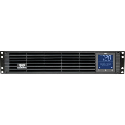 Front Image for Tripp Lite by Eaton UPS SmartPro 120V 1.5kVA 1kW Line-Interactive Sine Wave UPS 2U Rack/Tower LCD USB DB9 8 Outlets