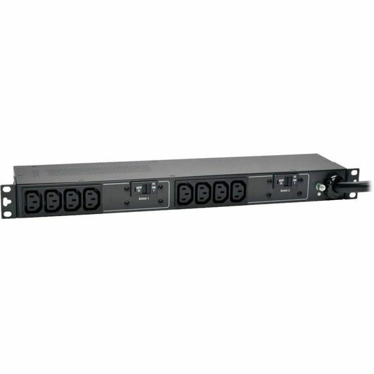 Main Image for Eaton Tripp Lite Series 5.8kW Single-Phase 200-240V Basic PDU, 10 C13 Outlets, NEMA L6-30P Input, 12 ft. (3.66 m) Cord, 1U Rack-Mount