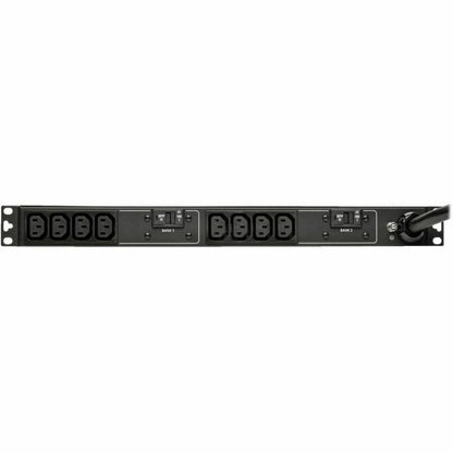Front Image for Eaton Tripp Lite Series 5.8kW Single-Phase 200-240V Basic PDU, 10 C13 Outlets, NEMA L6-30P Input, 12 ft. (3.66 m) Cord, 1U Rack-Mount