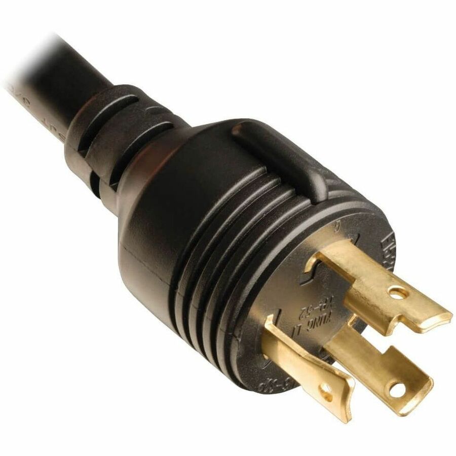 Alternate-Image1 Image for Eaton Tripp Lite Series 5.8kW Single-Phase 200-240V Basic PDU, 4 C19 Outlets, NEMA L6-30P Input, 12 ft. (3.66 m) Cord, 1U Rack-Mount