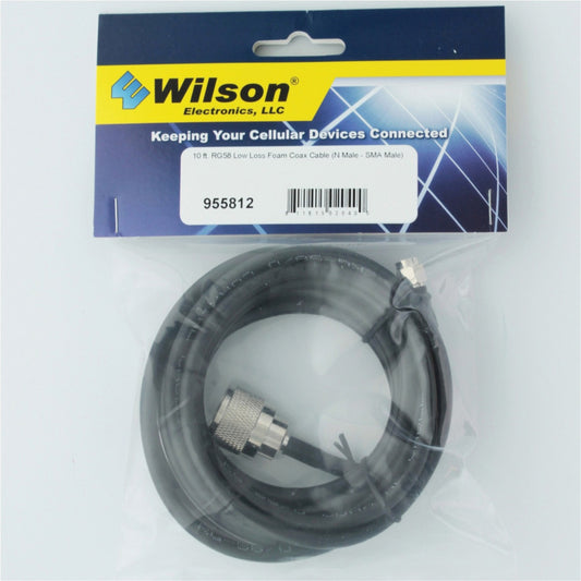 Main Image for Wilson 10 ft. RG58 Low Loss Foam Coax Cable (N Male - SMA Male)