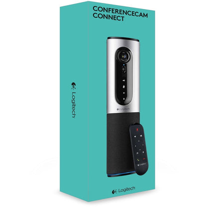 Alternate-Image1 Image for Logitech ConferenceCam Connect Video Conferencing Camera - Silver - USB - 1 Pack(s)