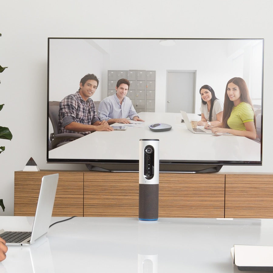 Alternate-Image4 Image for Logitech ConferenceCam Connect Video Conferencing Camera - Silver - USB - 1 Pack(s)