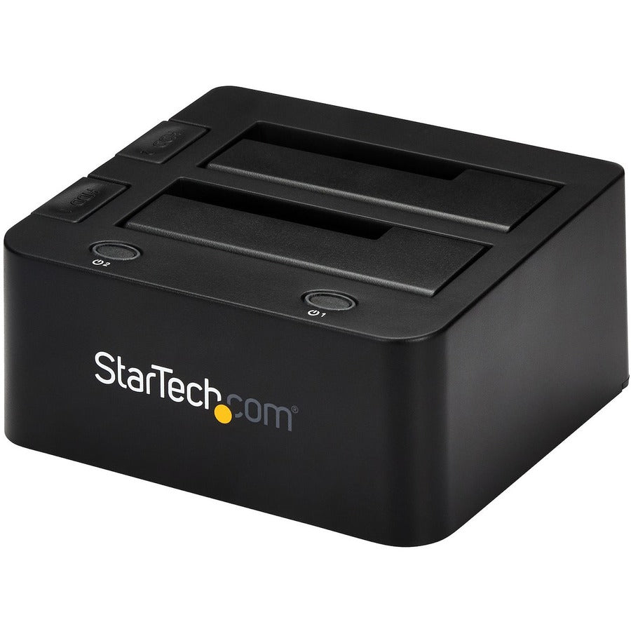 Alternate-Image4 Image for StarTech.com Dual-Bay USB 3.0 to SATA and IDE Hard Drive Docking Station, 2.5/3.5" SATA III and IDE (40 pin), SSD/HDD Dock, Top-Loading