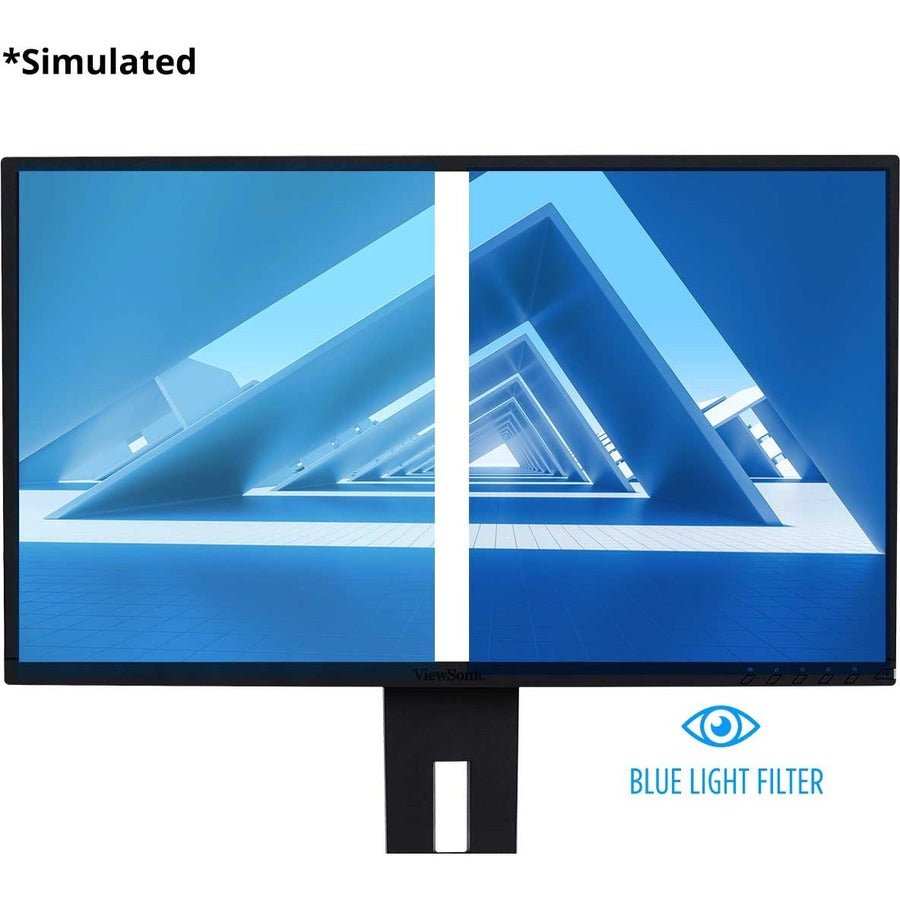Alternate-Image7 Image for ViewSonic 23" Privacy Filter Screen Protector for Widescreen (16:9) LCD Monitor, Lightweight Anti-glare and Anti-scratch, Black.