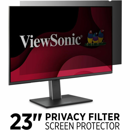 Main Image for ViewSonic 23" Privacy Filter Screen Protector for Widescreen (16:9) LCD Monitor, Lightweight Anti-glare and Anti-scratch, Black.