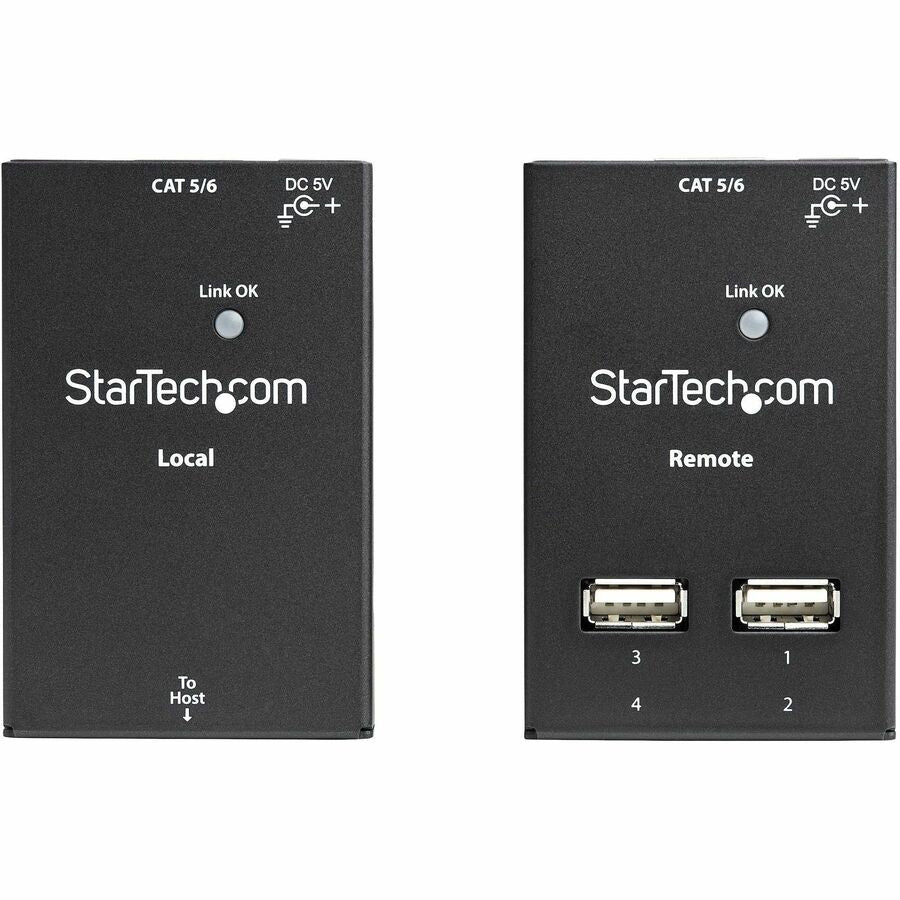 Alternate-Image4 Image for StarTech.com 4 Port USB 2.0-Over-Cat5-or-Cat6 Extender - up to 130ft (40m)