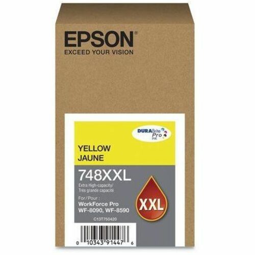 Main Image for Epson 748 Original Extra High Yield Inkjet Ink Cartridge - Yellow - 1 Pack