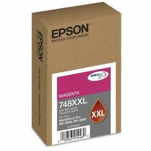 Alternate-Image1 Image for Epson 748 Original Extra High Yield Inkjet Ink Cartridge - Magenta - 1 Pack