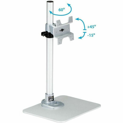 Alternate-Image7 Image for StarTech.com Single Monitor Stand, For up to 34" (30.9lb/14kg) VESA Mount Monitors, Works with iMac / Apple Cinema Displays, Steel, Silver