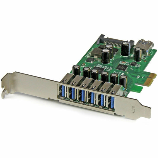 Main Image for StarTech.com 7 Port PCI Express USB 3.0 Card - 5Gbps - Standard and Low-Profile Design