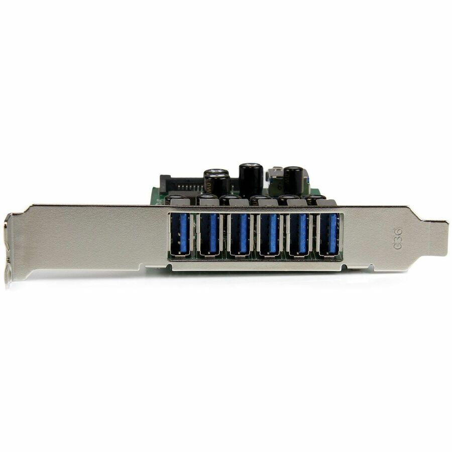 Alternate-Image2 Image for StarTech.com 7 Port PCI Express USB 3.0 Card - 5Gbps - Standard and Low-Profile Design
