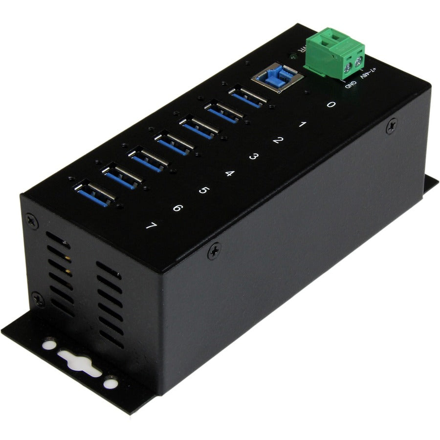 Alternate-Image1 Image for StarTech.com 7 Port Industrial USB 3.0 Hub with ESD - 5Gbps