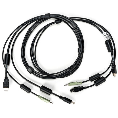 Alternate-Image2 Image for Vertiv Avocent USB Keyboard and Mouse, HDMI and Audio Cable, 6 ft. for Vertiv Avocent SV and SC Series Switches