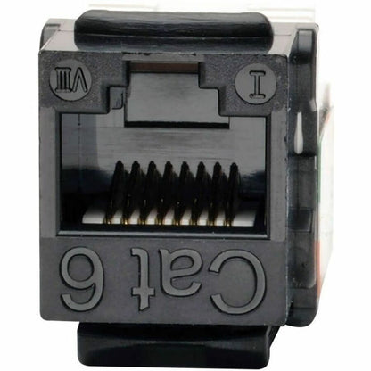 Alternate-Image1 Image for Eaton Tripp Lite Series Cat6/Cat5e 110 Style Punch Down Keystone Jack - Black, 10-Pack, TAA