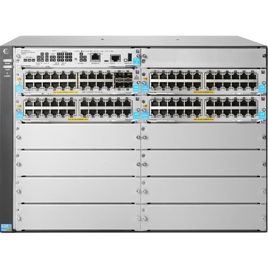 Main Image for HPE 5412R 92GT PoE+/4SFP+ (No PSU) v3 zl2 Switch