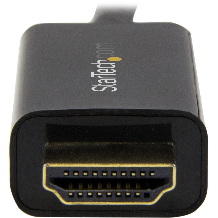 Alternate-Image4 Image for StarTech.com 3ft (1m) DisplayPort to HDMI Cable, 4K 30Hz Video, DP 1.2 to HDMI Adapter Cable Converter for HDMI Monitor/Display, Passive