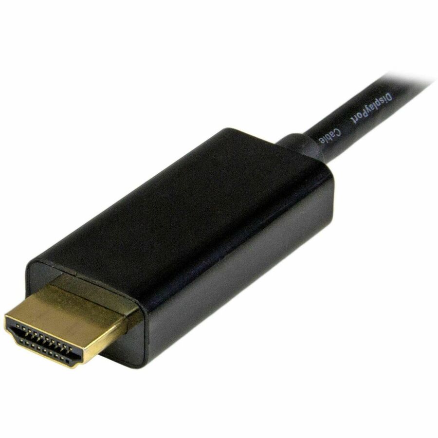 Alternate-Image2 Image for StarTech.com 6ft (2m) Mini DisplayPort to HDMI Cable, 4K 30Hz Video, Mini DP to HDMI Adapter/Converter Cable, mDP to HDMI Monitor/Display