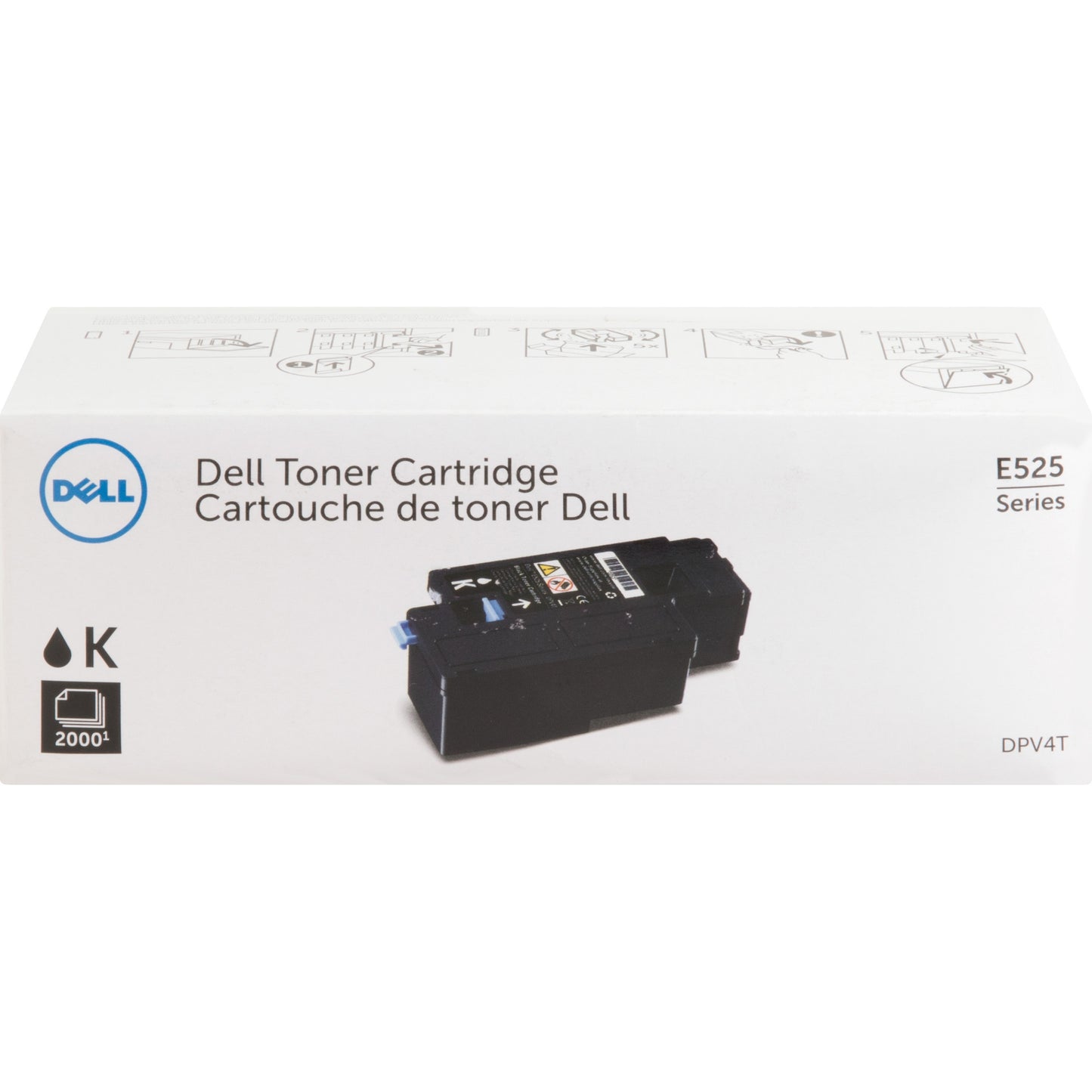 Main Image for Dell Original Standard Yield Laser Toner Cartridge - Black - 1 Each