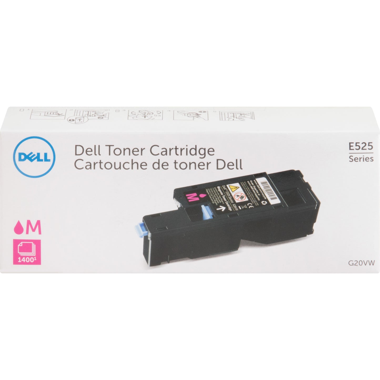 Main Image for Dell Original Standard Yield Laser Toner Cartridge - Magenta - 1 Each