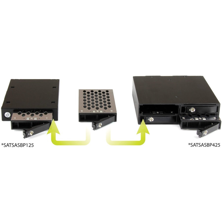 Alternate-Image6 Image for StarTech 4-Bay Mobile Rack Backplane for 2.5in SATA/SAS Drives, TAA