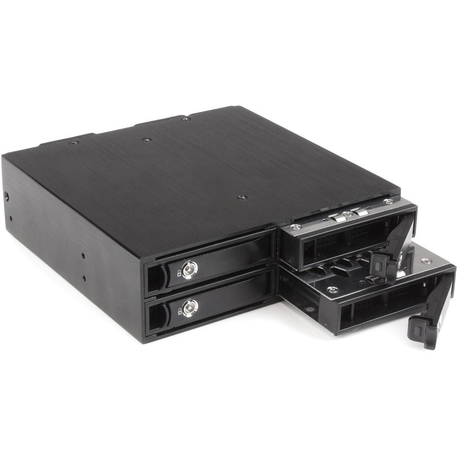 Alternate-Image3 Image for StarTech 4-Bay Mobile Rack Backplane for 2.5in SATA/SAS Drives, TAA
