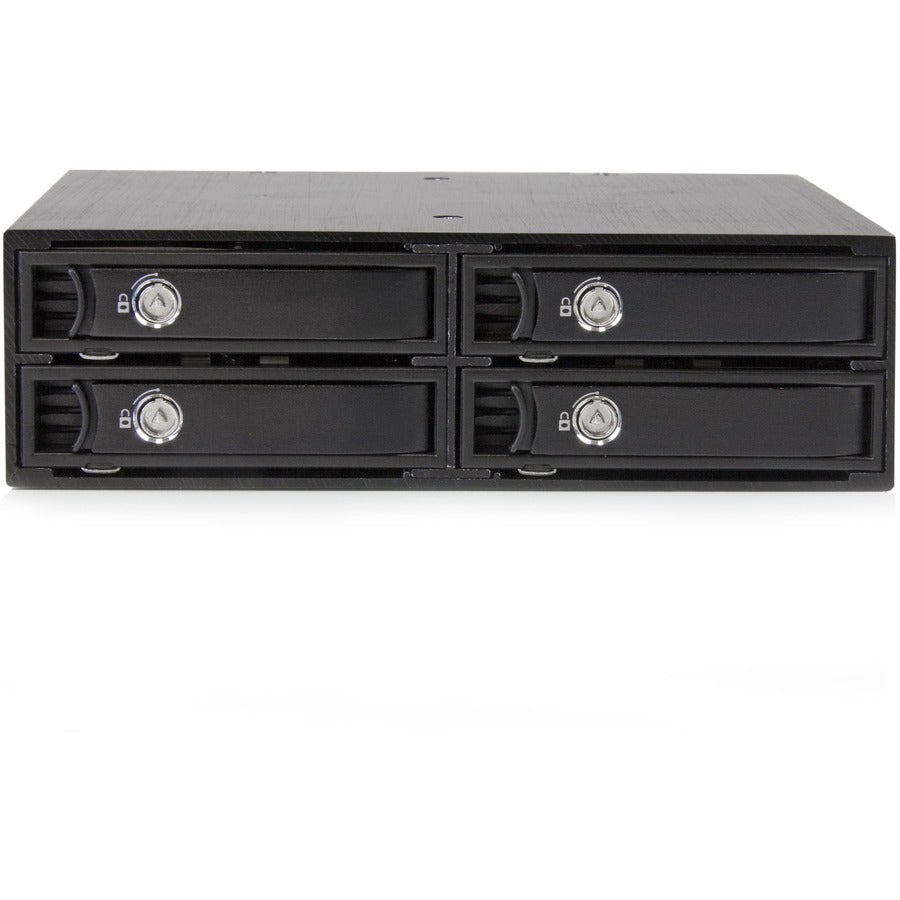 Alternate-Image1 Image for StarTech 4-Bay Mobile Rack Backplane for 2.5in SATA/SAS Drives, TAA