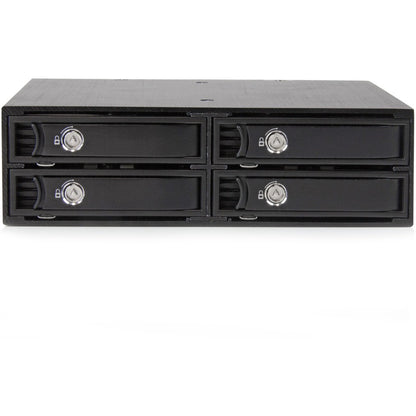 Alternate-Image1 Image for StarTech 4-Bay Mobile Rack Backplane for 2.5in SATA/SAS Drives, TAA