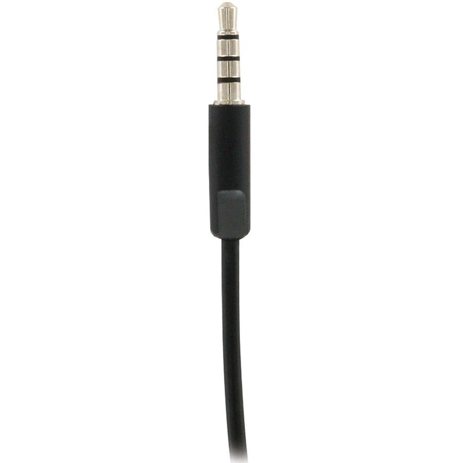 Alternate-Image2 Image for Logitech H151 Stereo Headset with Rotating Boom Mic (Black) - Stereo - 3.5MM AUDIO JACK CONNECTION - Wired - In-Line Control - 22 Ohm - 20 Hz - 20 kHz - Over-the-head - 5.9 ft Cable - Black