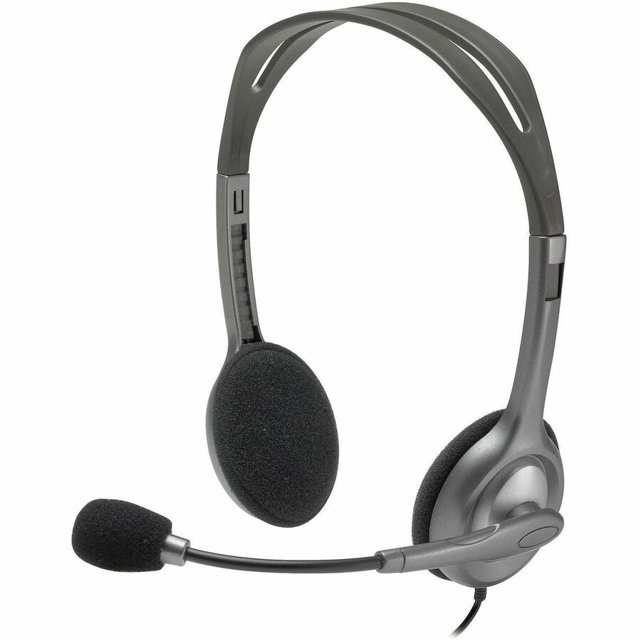 Alternate-Image2 Image for Logitech H111 Dual Plug Computer Stereo Headset