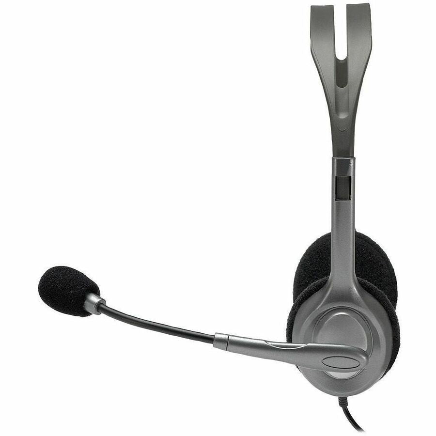 Alternate-Image1 Image for Logitech H111 Dual Plug Computer Stereo Headset