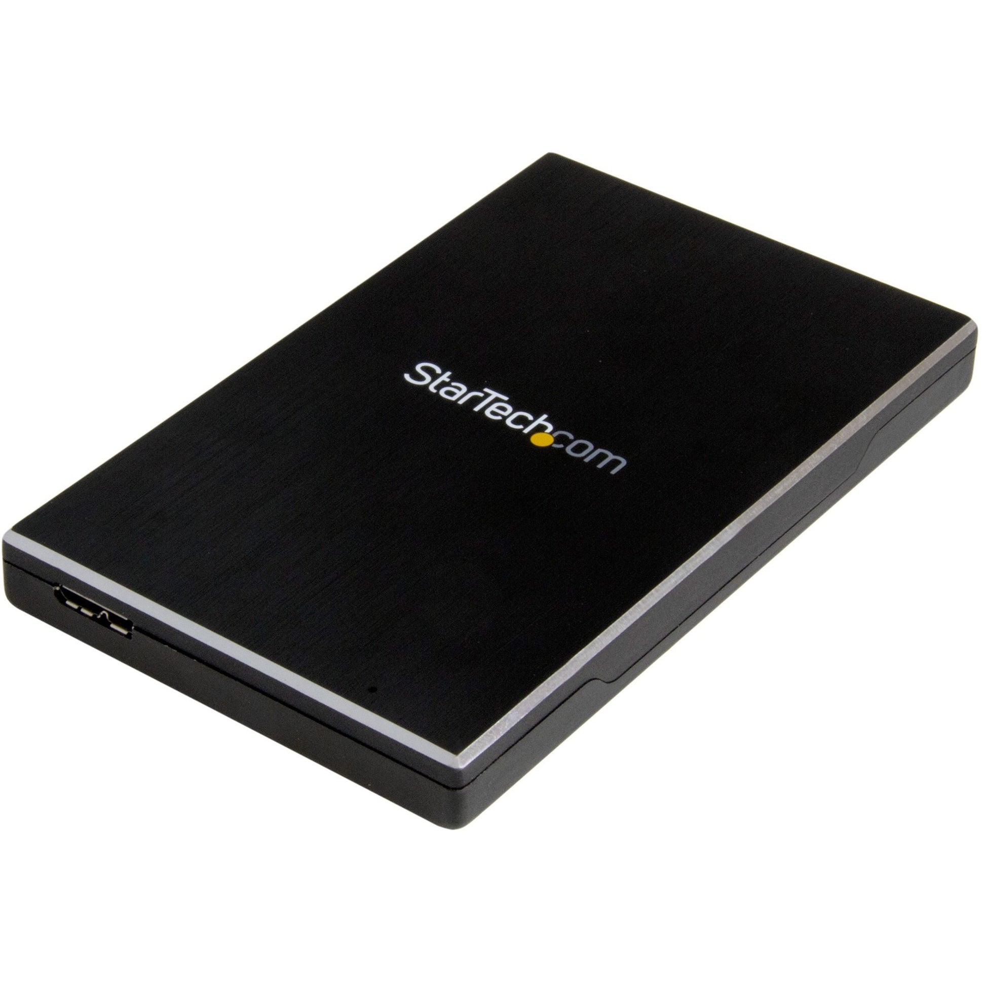 Main Image for StarTech 2.5" External Hard Drive Enclosure - Supports UASP - Aluminum - USB 3.1 Enclosure - SSD/HDD Enclosure, TAA