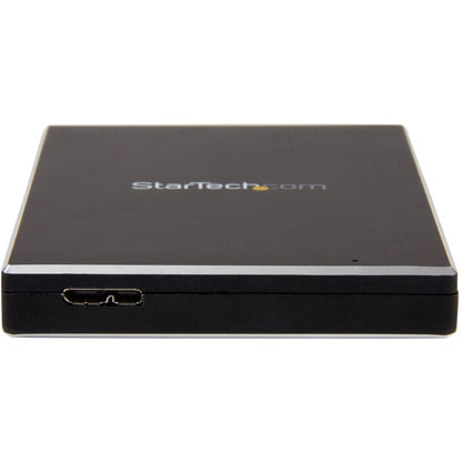Alternate-Image1 Image for StarTech 2.5" External Hard Drive Enclosure - Supports UASP - Aluminum - USB 3.1 Enclosure - SSD/HDD Enclosure, TAA