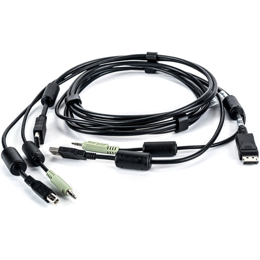 Main Image for Vertiv Avocent USB Keyboard and Mouse, DisplayPort and Audio Cable, 6 ft. for Vertiv Avocent SV and SC Series Switches