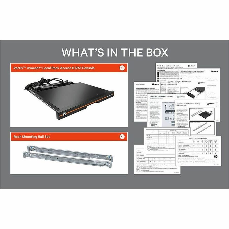 Alternate-Image8 Image for Vertiv Avocent Local Rack Access | 1U | TAA | Rackmount Console
