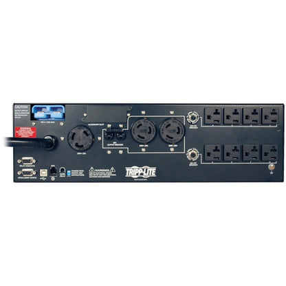 Rear Image for Tripp Lite by Eaton UPS SmartPro 208 & 120V 5kVA 3.75kW Line-Interactive Sine Wave UPS 3U Extended Run Network Card Options USB DB9