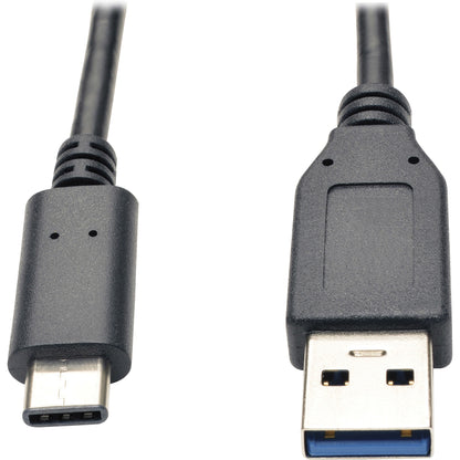 Main Image for Eaton Tripp Lite Series USB-C to USB-A Cable (M/M), USB 3.2 Gen 1 (5 Gbps), Thunderbolt 3 Compatible, 3 ft. (0.91 m)