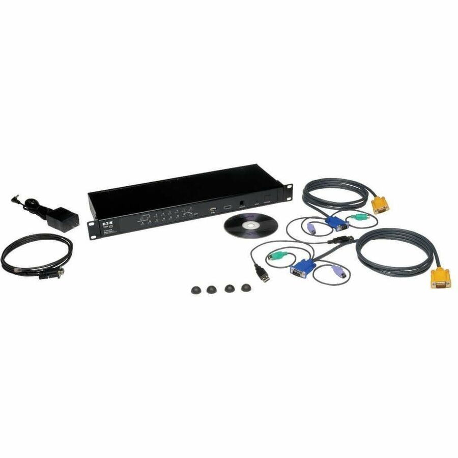 Alternate-Image2 Image for Tripp Lite by Eaton 16-Port Rackmount KVM Switch w/ Built in IP and On Screen Display 1U