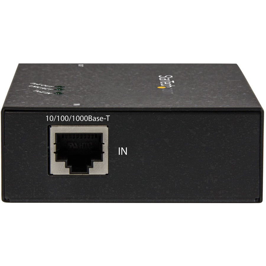 Alternate-Image2 Image for StarTech.com 1 Port Gigabit PoE+ Extender - 802.3at and 802.3af - 100 m (330 ft) - Power over Ethernet Extender - PoE Repeater Network Extender