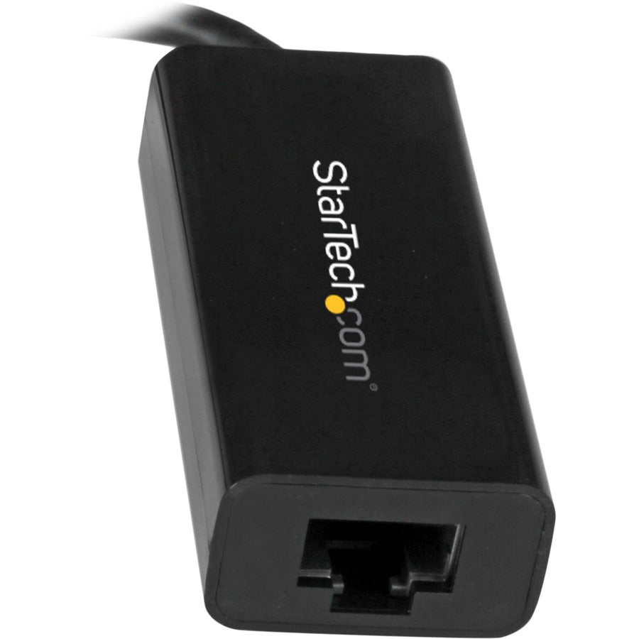 Alternate-Image2 Image for StarTech.com USB C to Gigabit Ethernet Adapter - Thunderbolt 3 - 10/100/1000Mbps - Black