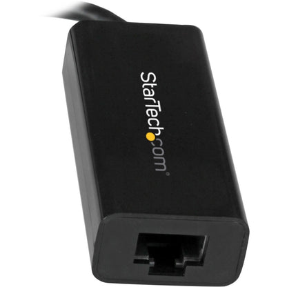 Alternate-Image2 Image for StarTech.com USB C to Gigabit Ethernet Adapter - Thunderbolt 3 - 10/100/1000Mbps - Black