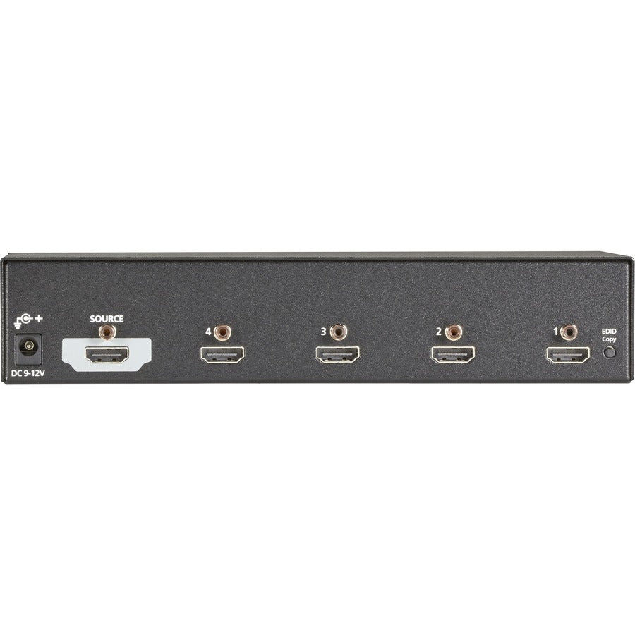Front Image for Black Box 4K HDMI Splitter - 1x4