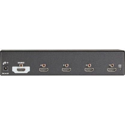 Front Image for Black Box 4K HDMI Splitter - 1x4